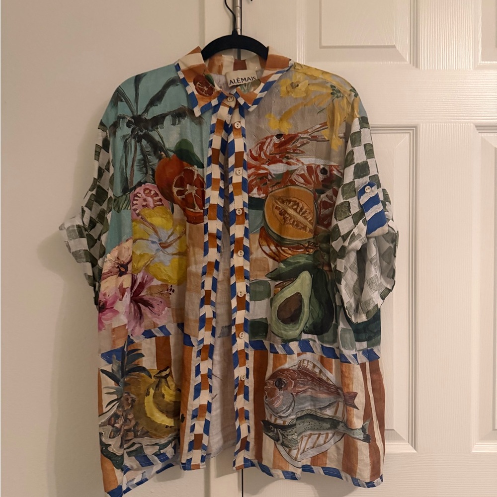 Colorful Alemais Theo Short Sleeve Shirt